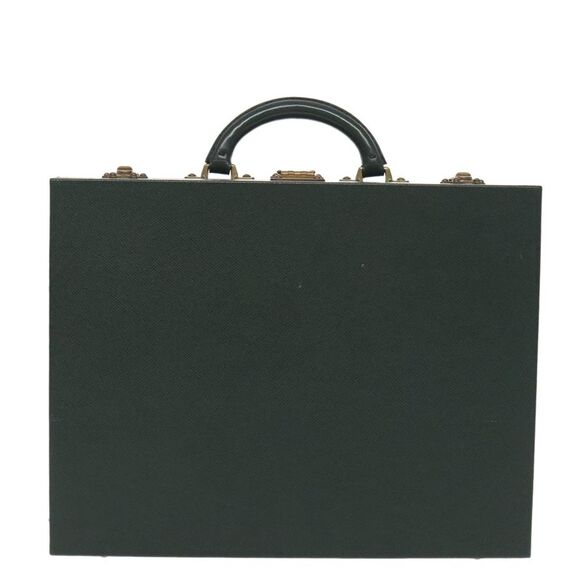 Louis Vuitton Malle Green Leather Travel Bag (Pre-Owned) - Picture 2 of 16